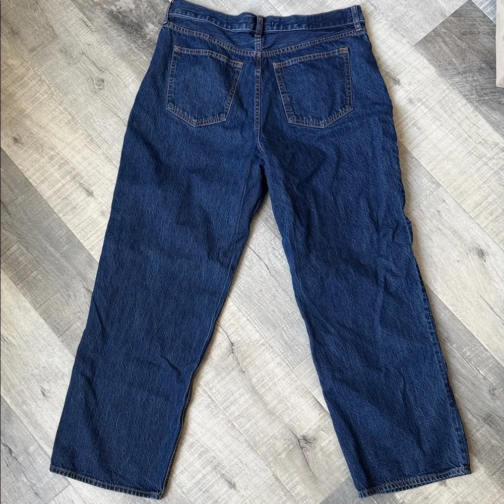 Abercrombie & Fitch the loose high-rise jeans size 32 in Deep Blue - Picture 4 of 7